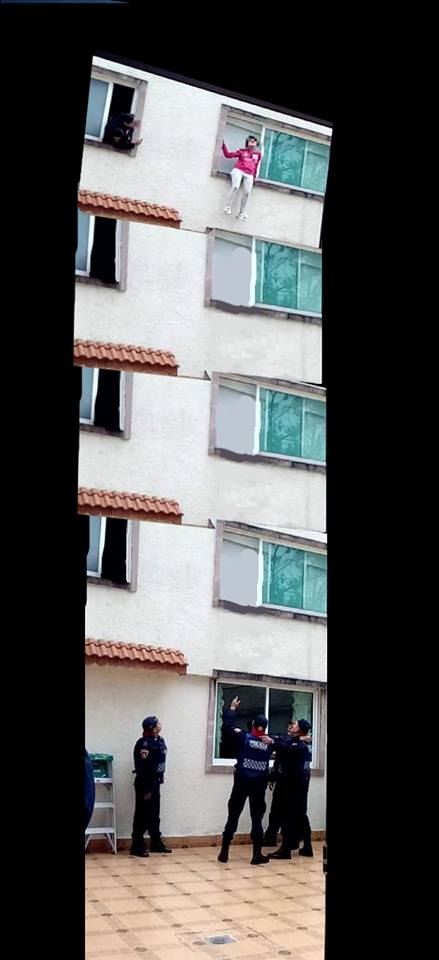 Chica intenta suicidarse desde primer piso le hacen memes