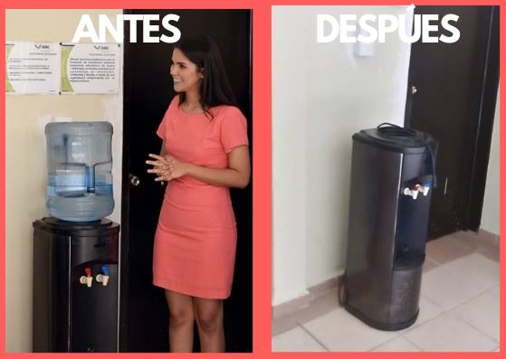 Dispensador de agua de Universidad de Campeche ya no sirve
