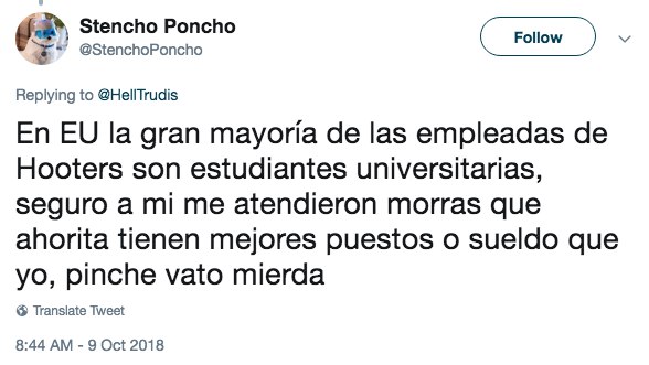 Médico rechaza mesera porque no está a nivel del Paracetamol
