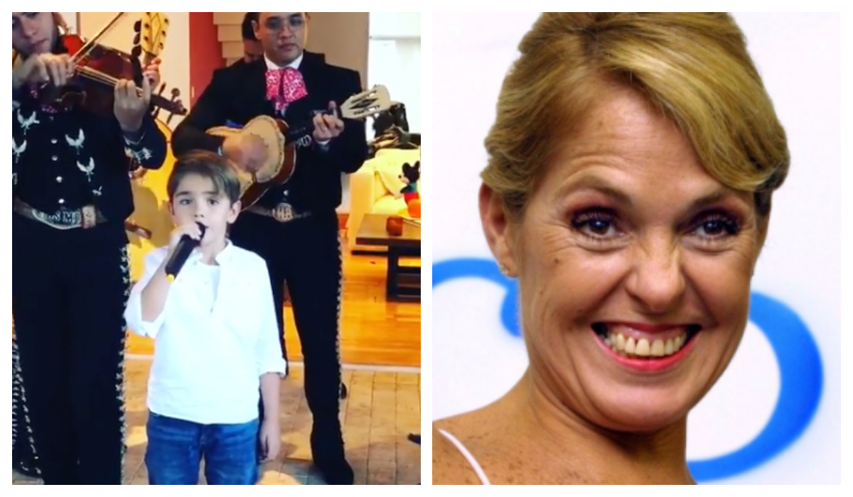 El nieto de Lupita D´Alessio heredo el talento