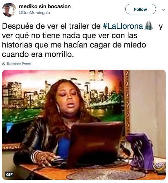 Reacciones al trailer de La Llorona