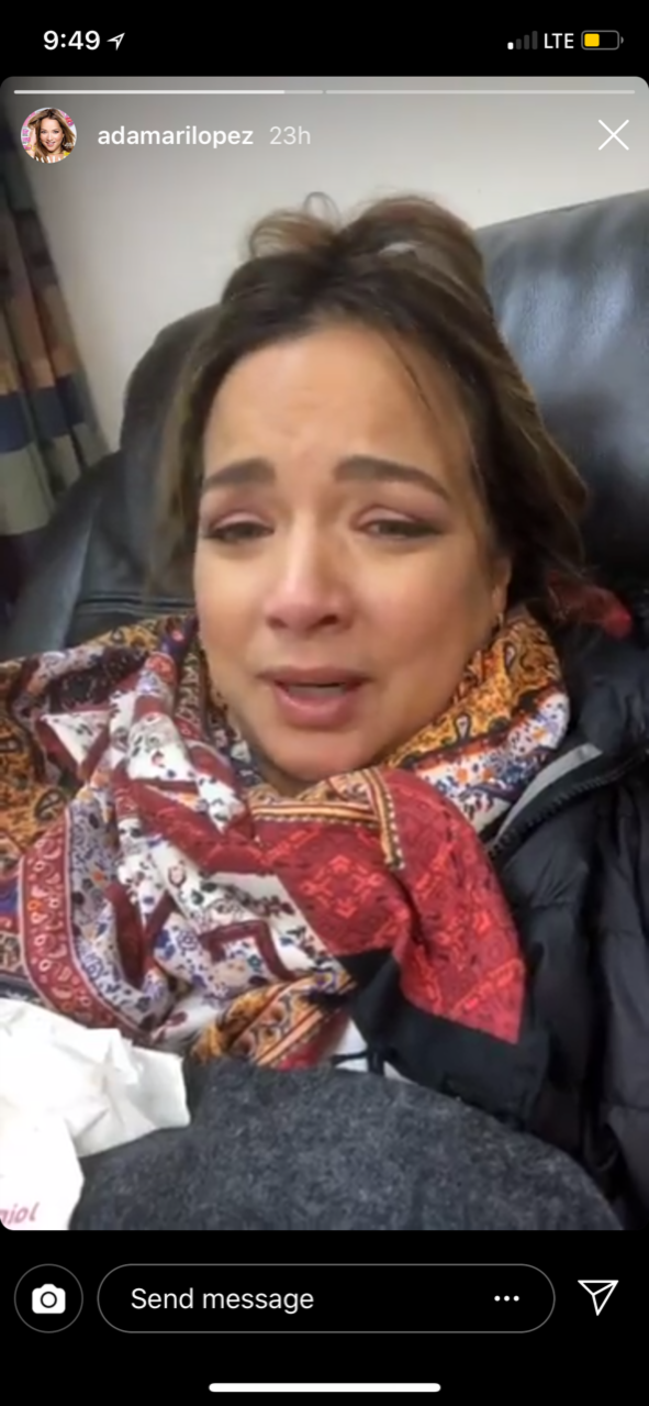 Adamari López estuvo hospitalizada