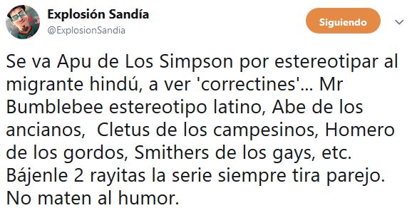 Apu ya no saldrá en Los Simpson y ya estamos llorando