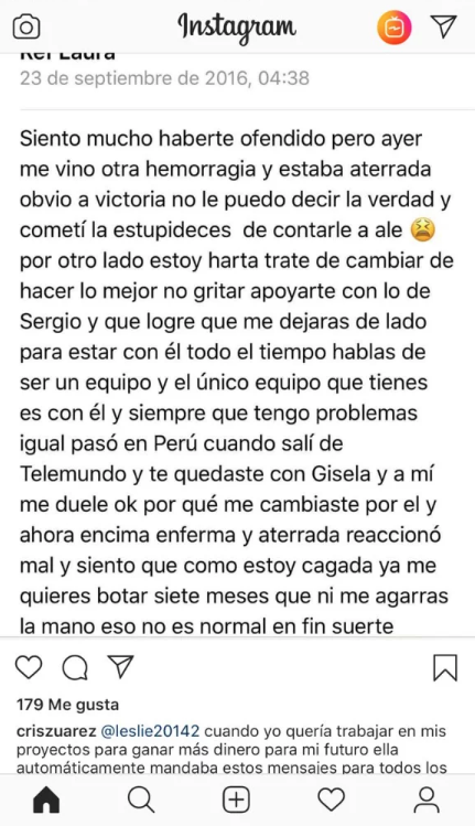 Ex de Laura Bozzo la ataca en redes sociales