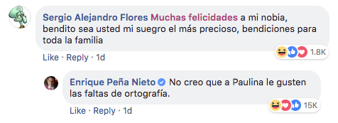 Enrique Peña Nieto responde comentarios en Instagram