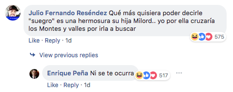 Enrique Peña Nieto responde comentarios en Instagram