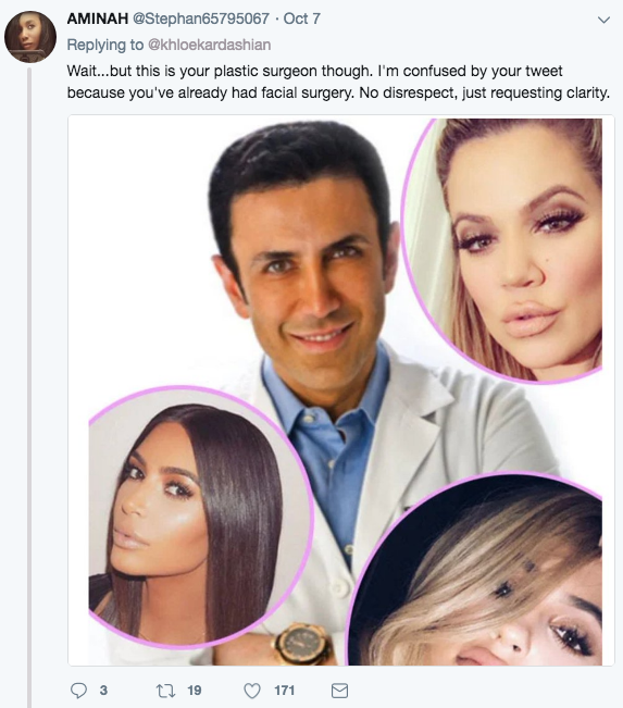 Khloe Kardashian niega cirugÃ­as plasticas