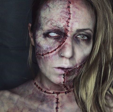 Maquillaje de la artista Julia Wunderlich