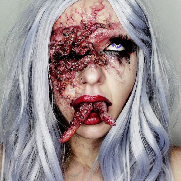 Maquillaje de la artista Julia Wunderlich