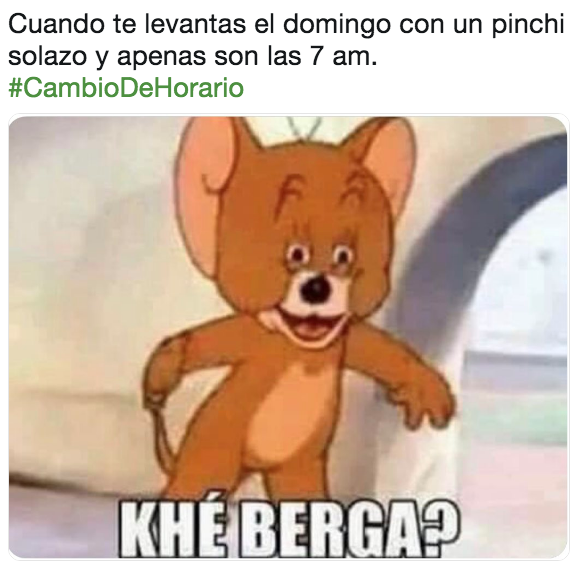 Memes del cambio de horario