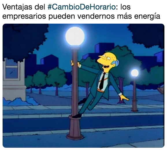 Memes del cambio de horario