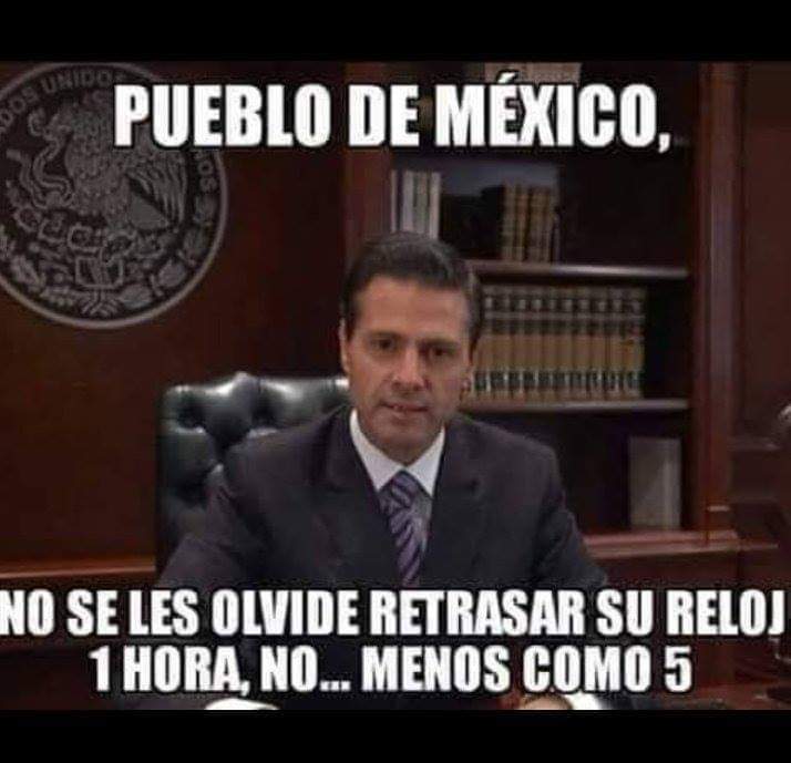 Memes del cambio de horario