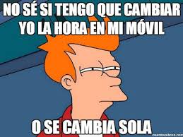 Memes del cambio de horario