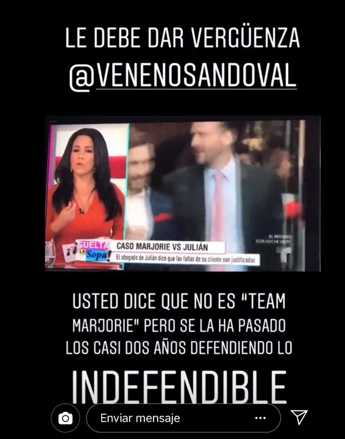 Nicolle Gil estalla contra Carolina Sandoval