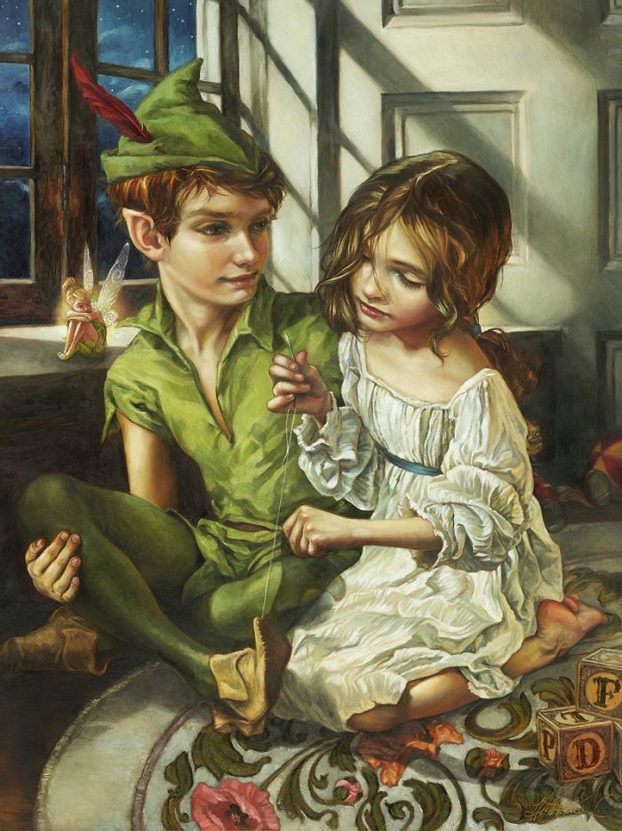 Artista recrea princesas de Disney al óleo