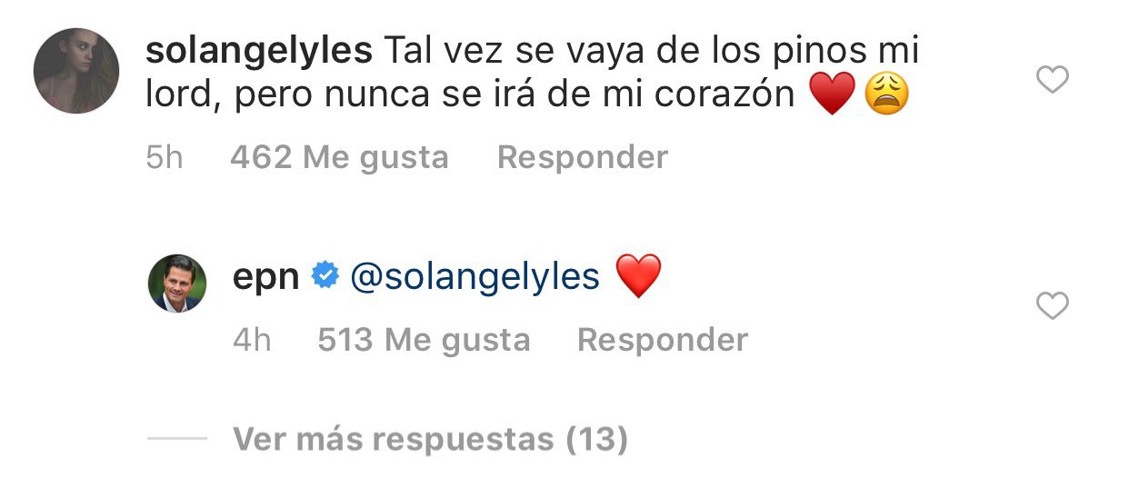 Enrique Peña Nieto se despide en Instagram