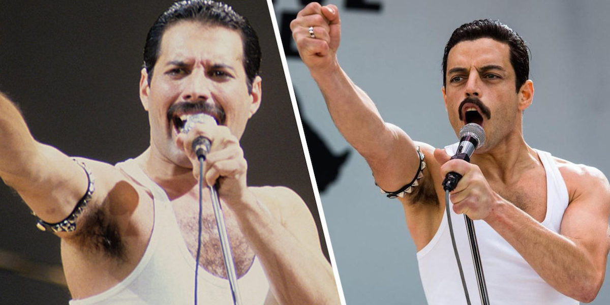 Video Comparación Bohemian Rapsody Concierto Queen