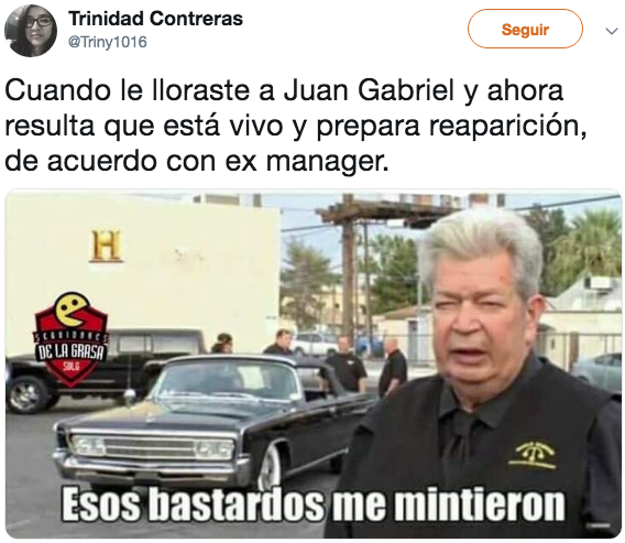 Memes para esperar la venida de nuestro señor Juan Gabriel