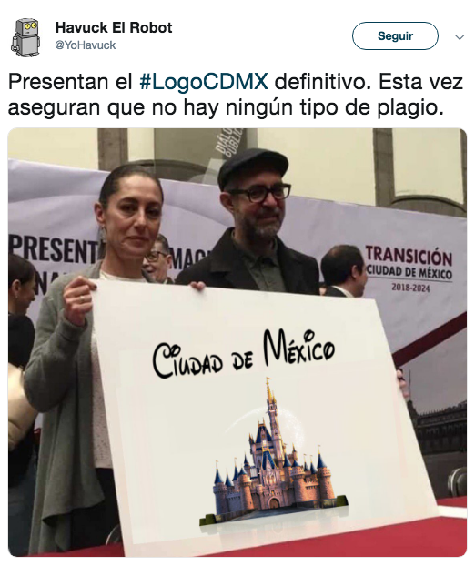 Denuncian plagio del nuevo logo de CDMX