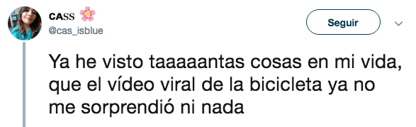 Comentarios video bicicleta y botella
