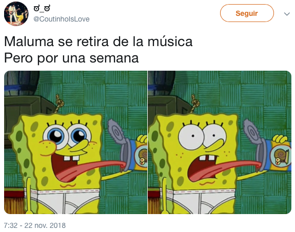 Memes del retiro de Maluma de la música