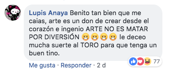 Critican al chef benito por promover la tauromaquia