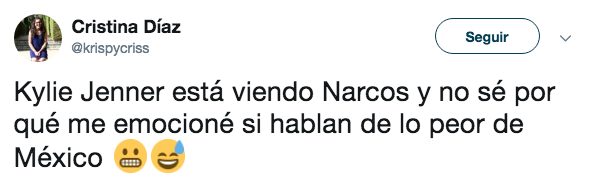 Kylie Jenner fan de Narcos México