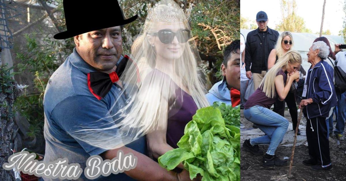 Fotos de Paris Hilton con damnificados de Xochimilco