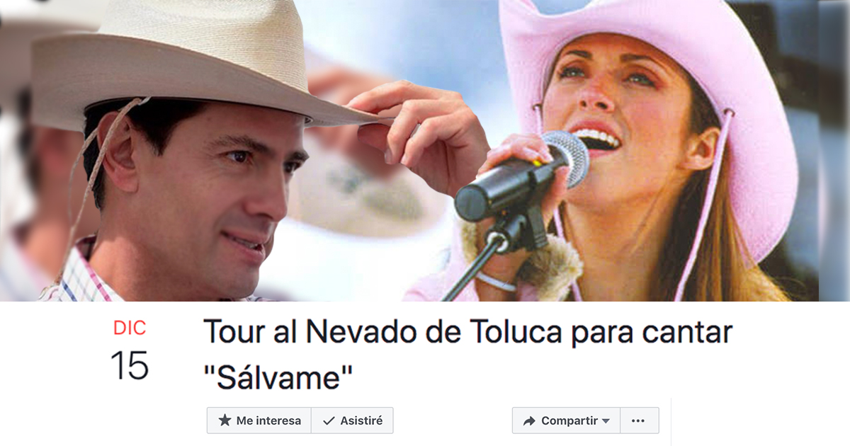 Peña Nieto Va Al Nevado De Toluca A Cantar Sálvame, Enrique Peña Nieto Sálvame, RBD, Nevado De Toluca, Memelas De Orizaba, Instagram
