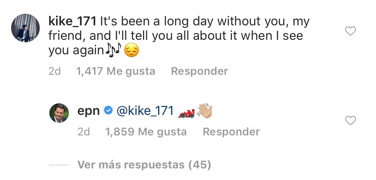 Enrique Peña Nieto se despide en Instagram