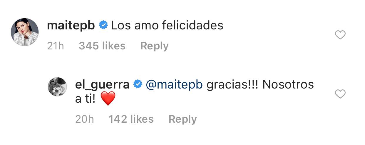Famosos felicitan a Zuria Vega y Alberto Guerra por su nuevo bebe