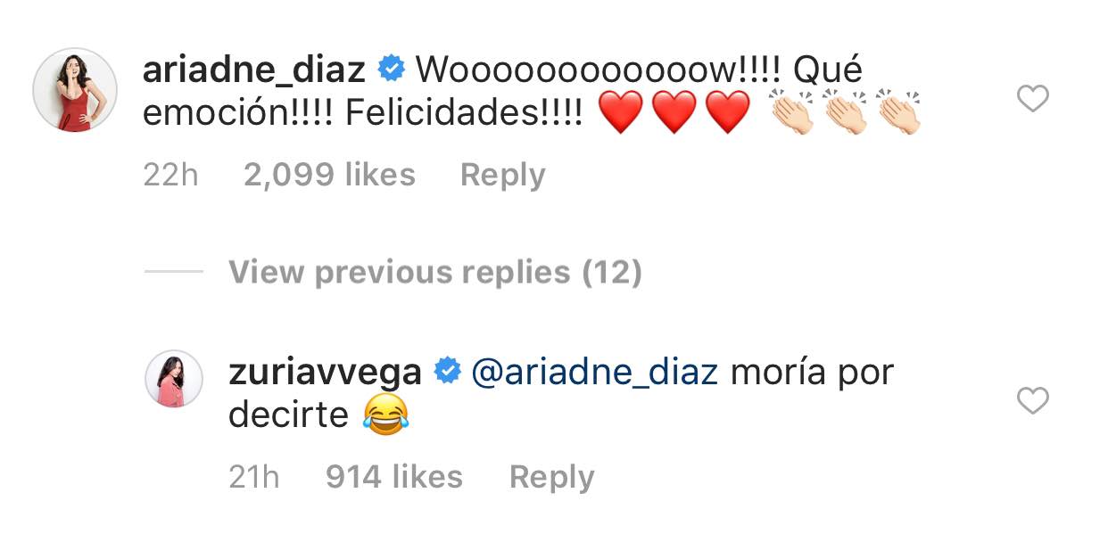 Famosos felicitan a Zuria Vega y Alberto Guerra por su nuevo bebe