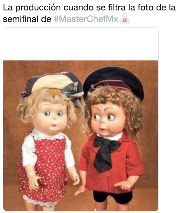 Filtran escena de la final de Master Chef MX
