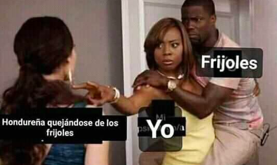 memes de frijoles hondureños