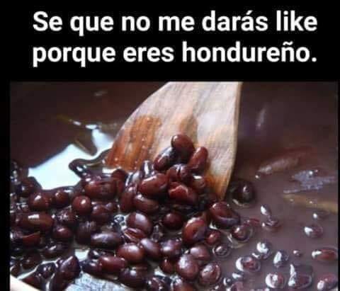 Memes de los frijoles para los hondureños