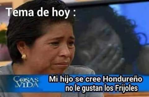 Memes de los frijoles para los hondureños