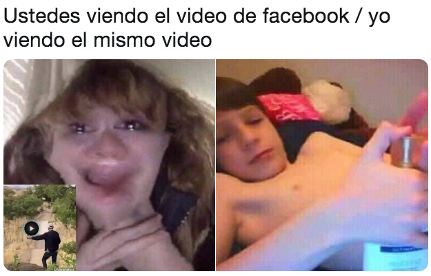 Memes video de la botella y la bicicleta