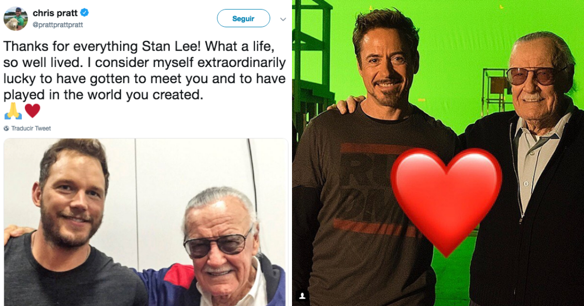 Reacciones Famosos Muerte Stan Lee, Actores Avengers Reaccionan Muerte Stan Lee, Muerte Stan Lee, Stan Lee, Los 4 Fantásticos, Muerte