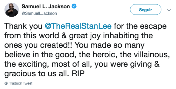 Avengers reaccionan a la muerte de Stan Lee