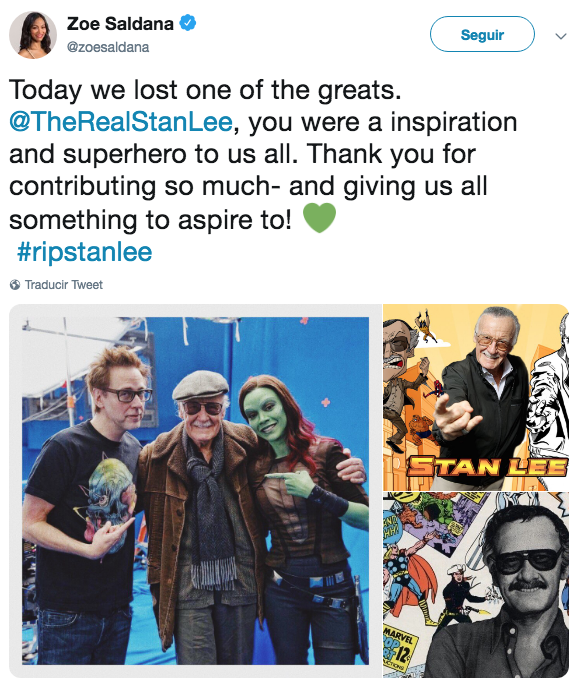 Reacciones a la muerte de Stan Lee
