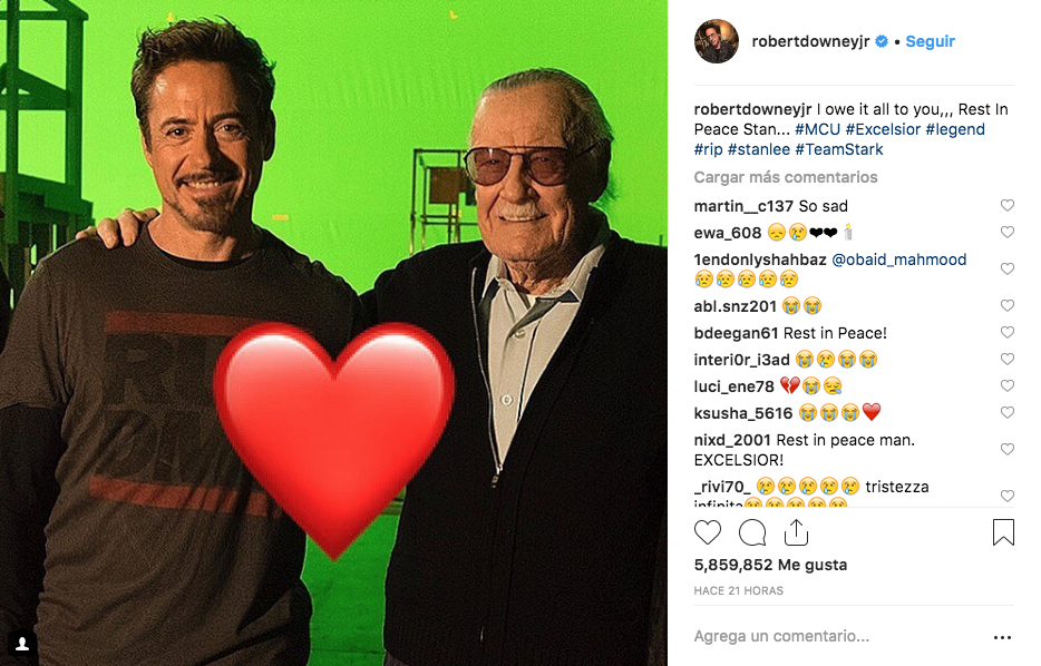 Reacciones a la muerte de Stan Lee