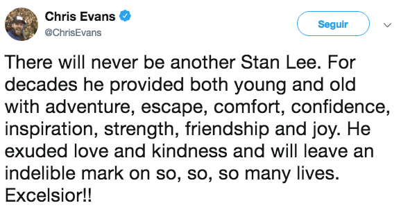 Avengers reaccionan a la muerte de Stan Lee
