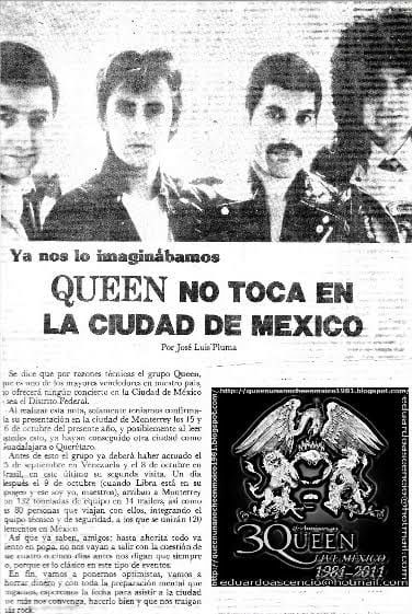 El día que México abucheó a Queen y decidieron no regresar