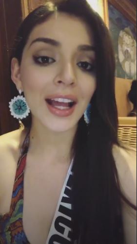 Miss México sorprende con vestido huichol en Miss Universo