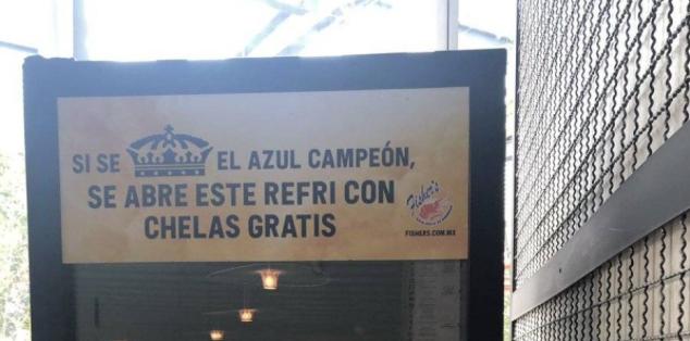 Restaurante regalará cerveza si el Cruz Azul es campeón