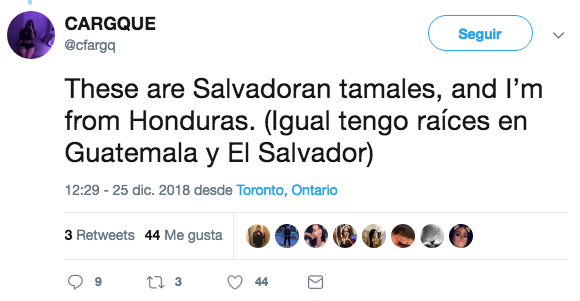 Tamales con catsup