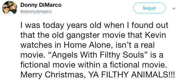 la película viejita que sale en 'Mi Pobre Angelito' NO ES REAL