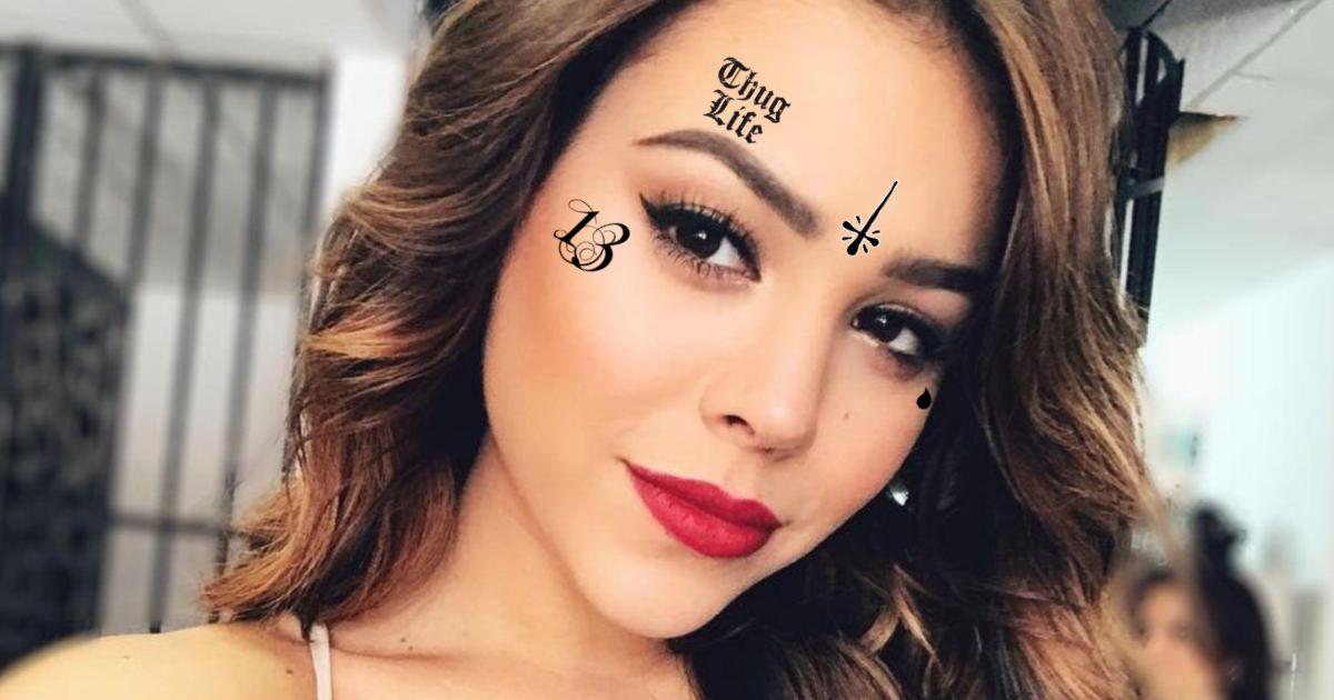 Danna Paola se hizo un tatuaje en la cabeza