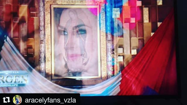 Critican a Aracely Arámbula por foto con la virgen de Guadalupe