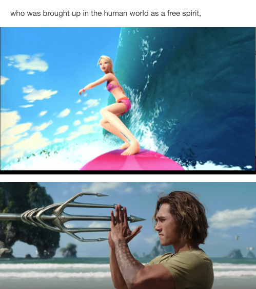 Pruebas de que Aquaman y Barbie son la misma película
